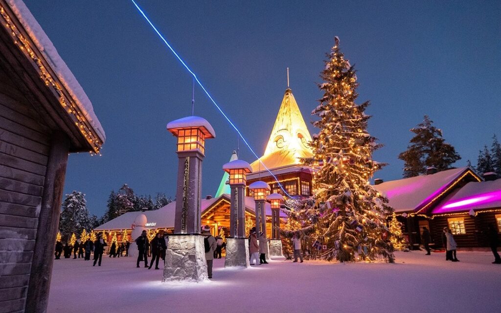 How to get to santa Claus village